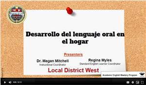 Oral Language SPAN 